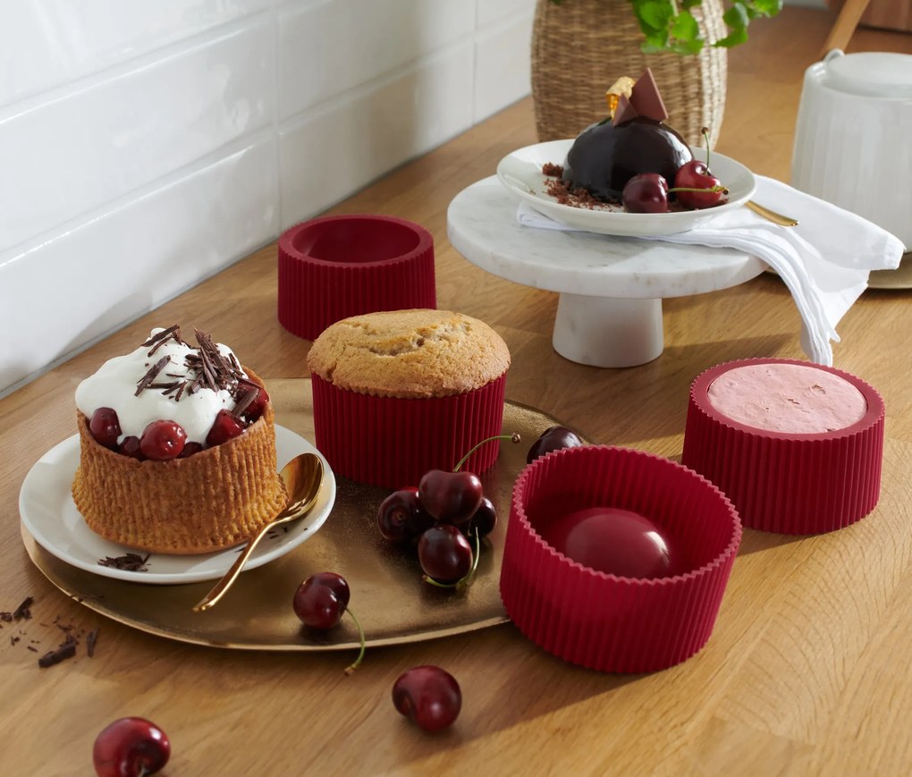 Dezertné formy, 4 ks