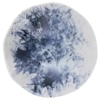 Jedálenská súprava 24 ks, modrá/porcelán