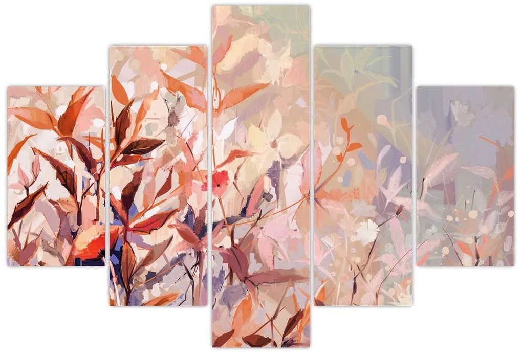 Obraz - Maľba pastelová jeseň (150x105 cm)