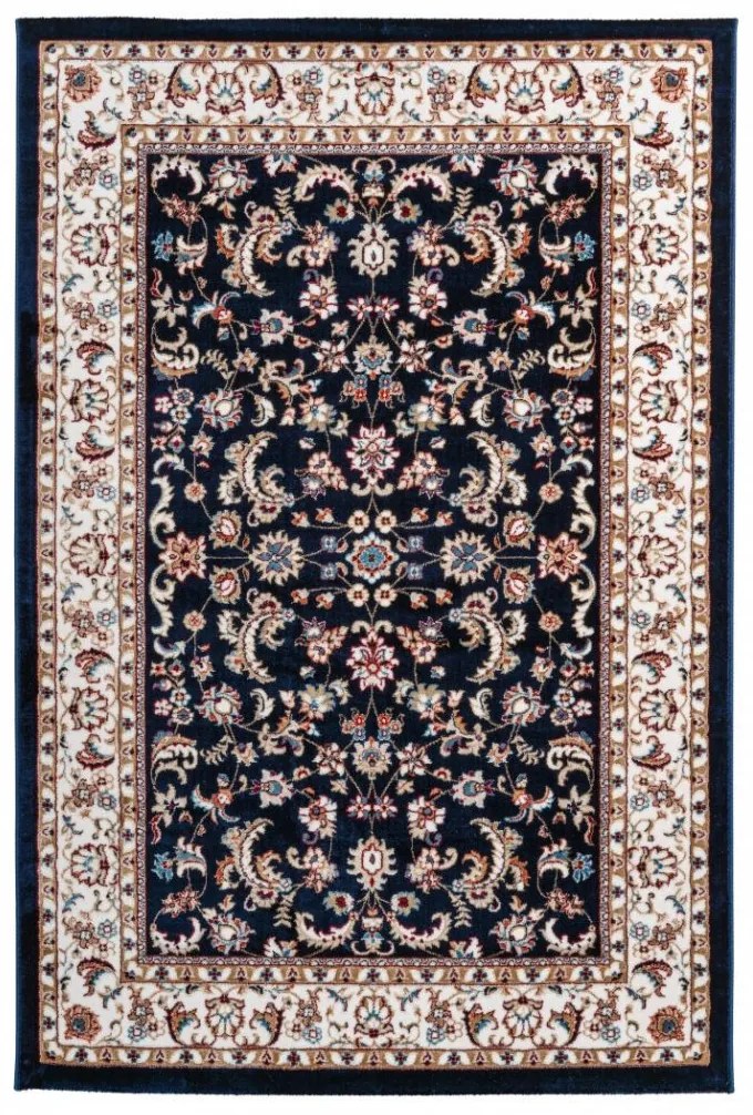 Obsession, Kusový koberec Isfahan 741 navy, 200x290, modrá, kancelária