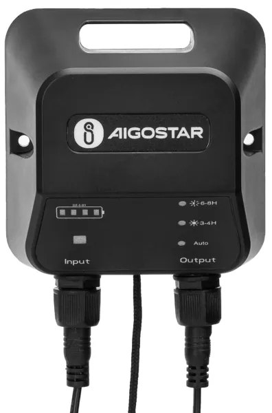 Aigostar - LED solárny luster 2xLED/70W/12V 12000 mAh 6500K priemer 23,5 cm