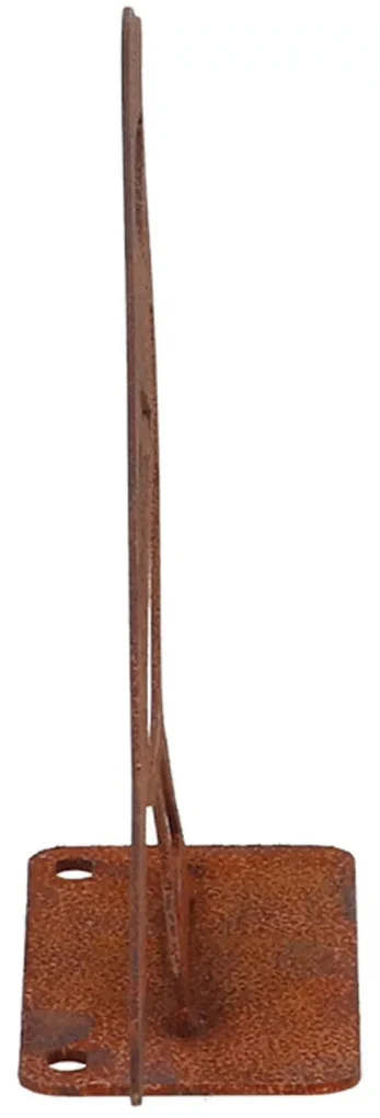 Záhradná kovová figúrka Rumi, 10x14x3,5 cm, hnedá