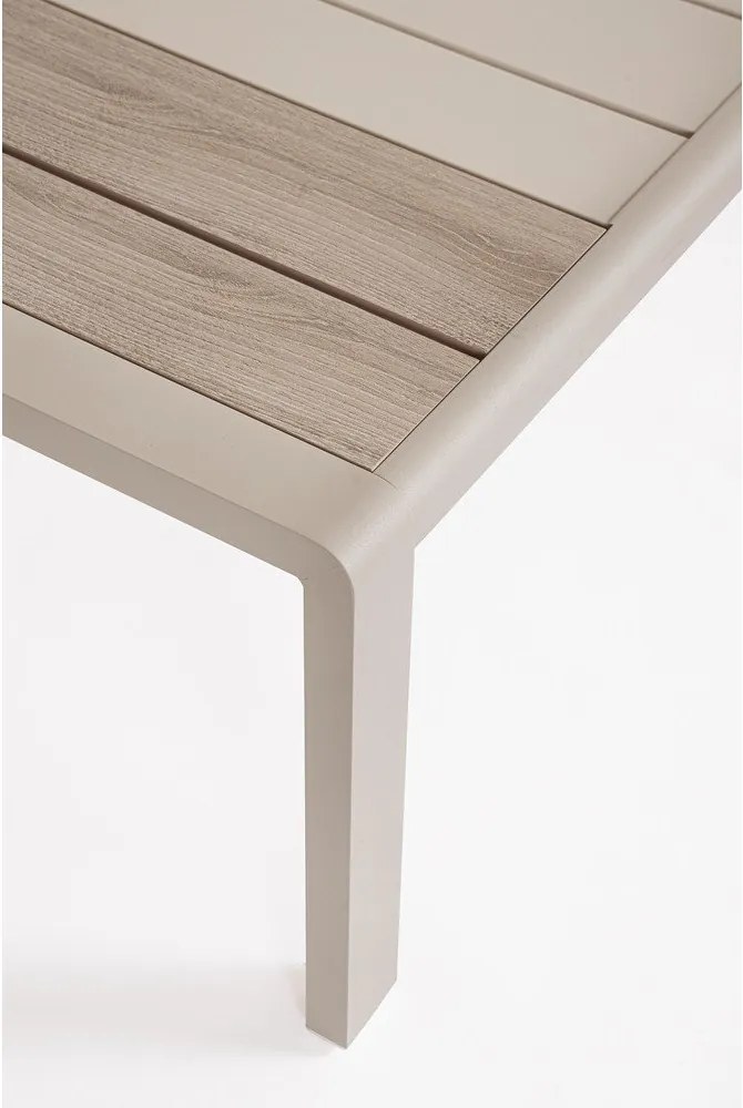 Béžová hliníková záhradná lounge súprava pre 5 Elna – Bizzotto