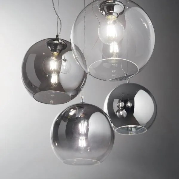Závesné svietidlo Ideal lux 052809 NEMO CLEAR SP1 D30 1xE27 60W