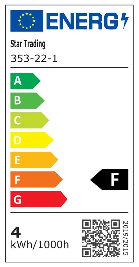Teplá LED/filamentová žiarovka so stmievačom E27, 4 W Soft Glow – Star Trading
