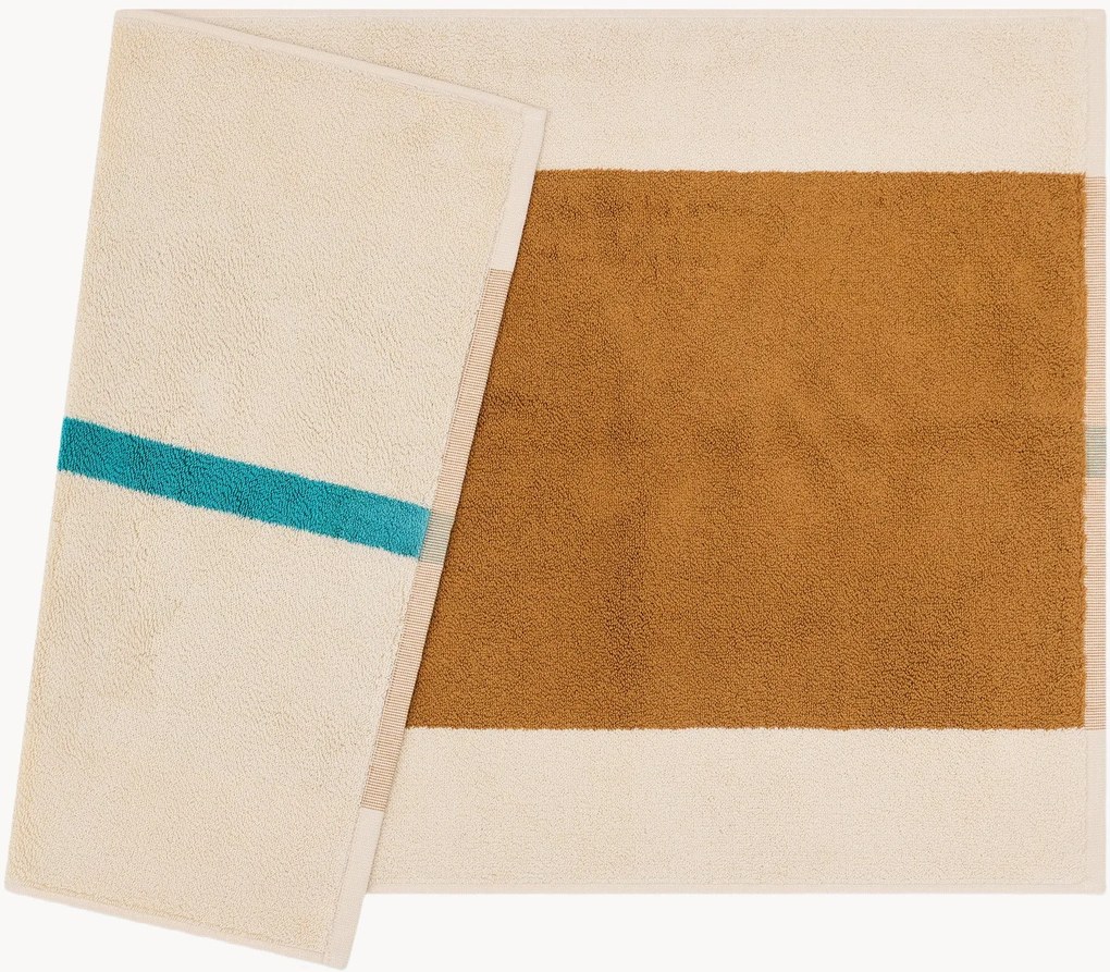 Bavlnená kúpeľňová predložka Combed