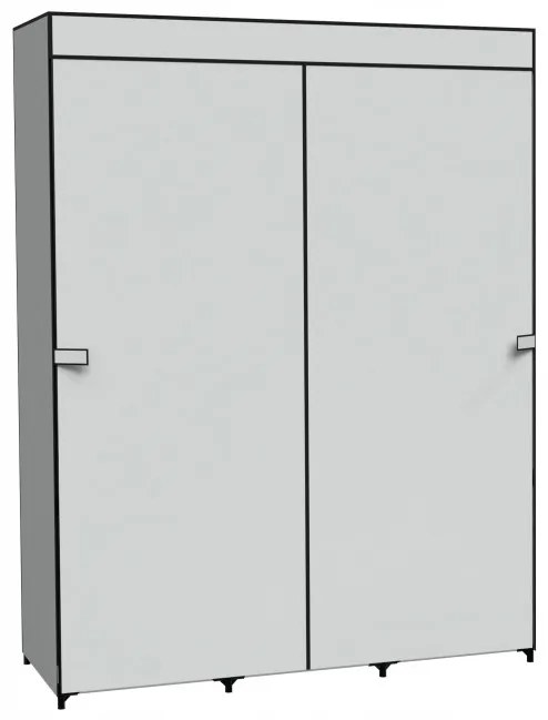 Šatníková skriňa CELINA sivá / čierna