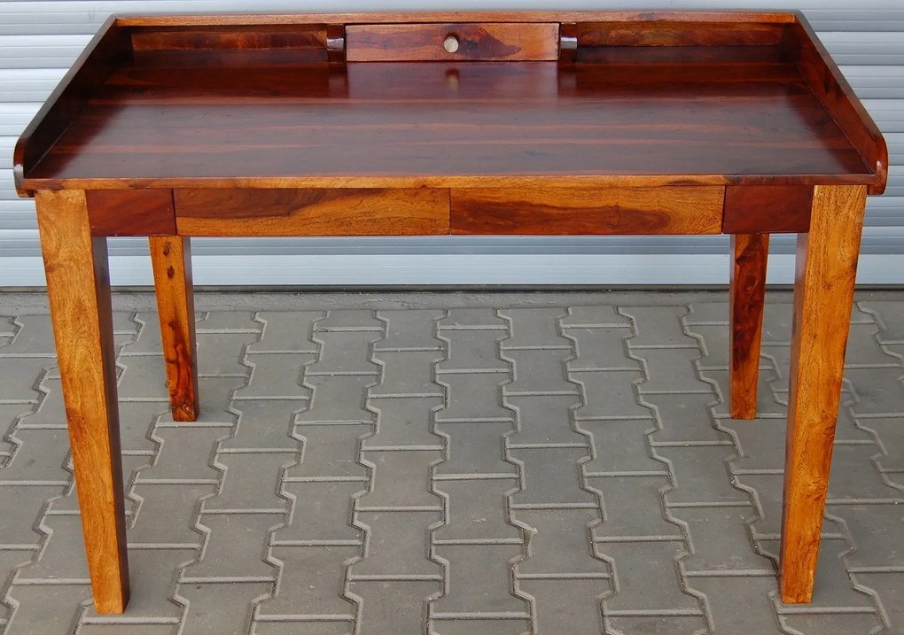 furniture-nabytek.cz - Pracovný stôl drevený z palisandru 130x85x70