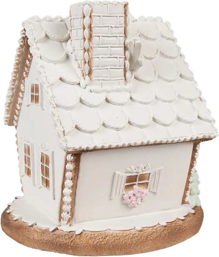 Cukrová perníková chalúpka s Led svetielkami Gingerbread House - 17 * 16 * 17 cm / 3 * AAA