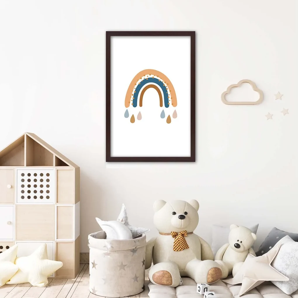 Gario Plagát Dúhové počasie Farba rámu: Bez rámu, Rozmery: 60 x 90 cm