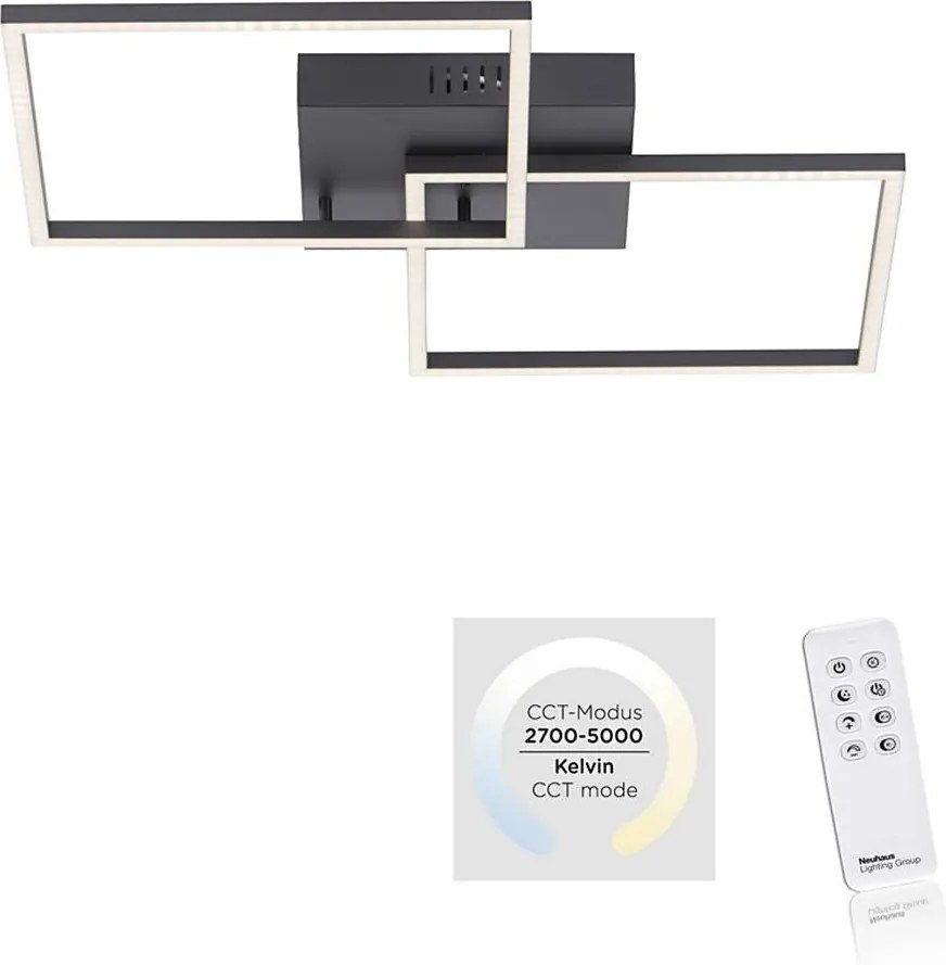 Leuchten Direkt 14141-18 - LED Stmievateľné svietidlo IVEN 2xLED/14W/230V + DO