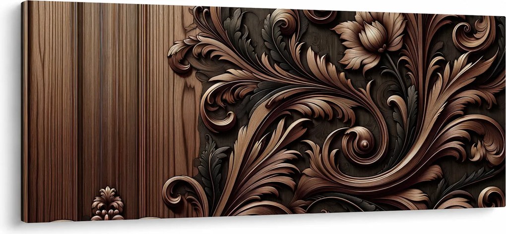 Obraz - Vzor z dreva (120x50 cm)