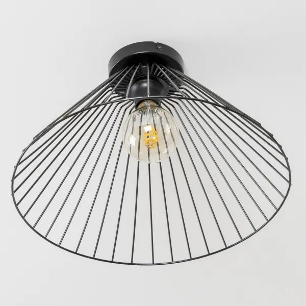 Brilagi - LED prisadený luster CERIA WIRE 1xE27/40W/230V priemer 45 cm čierny