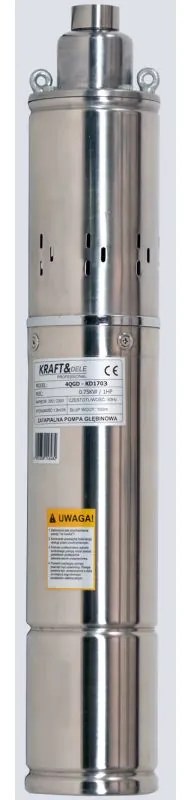 Ponorné skrutkové čerpadlo, 100mm / 0,65kW / 45l/min | KD1703