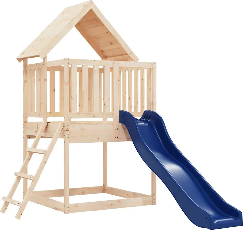 vidaXL Vonkajšia súprava na hranie masívna borovica