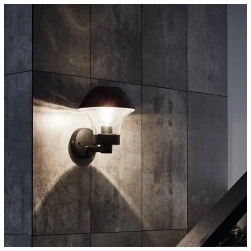 Eglo 33567 - LED stmievateľné vonkajšie nástenné svietidlo VERLUCCA-C 1xE27/9W/230V IP44