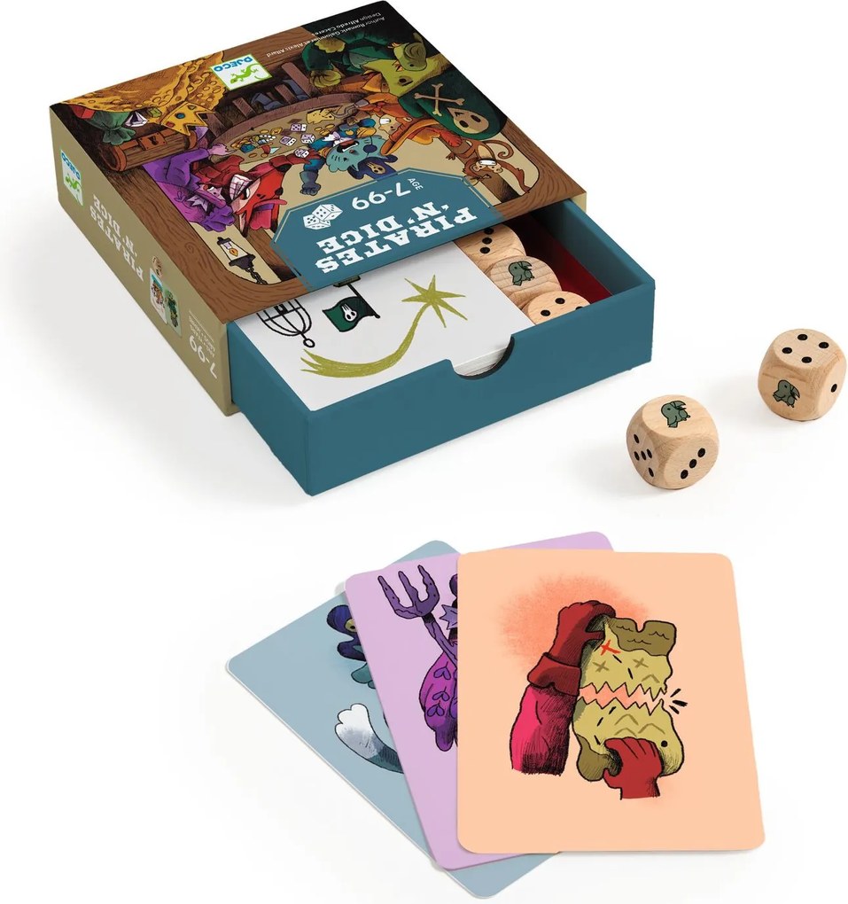 Pirátsky poklad – kocková hra