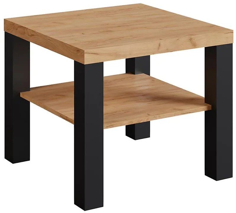 Konferenčný stolík Olaf VII čierna/craft