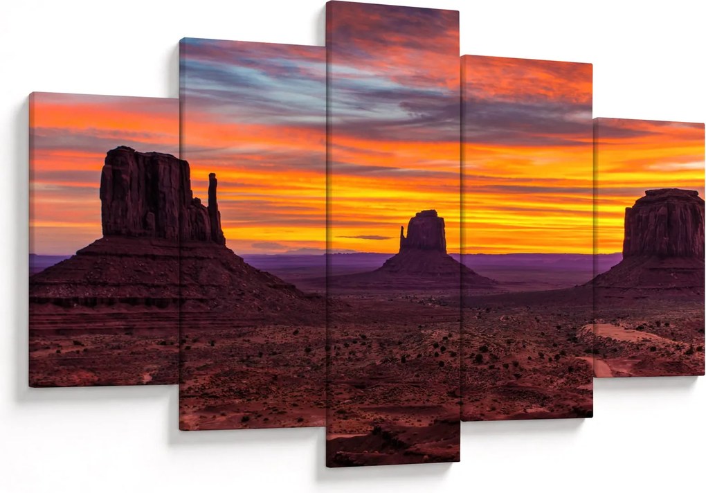Obraz - Monument Valley v Arizone (150x105 cm)