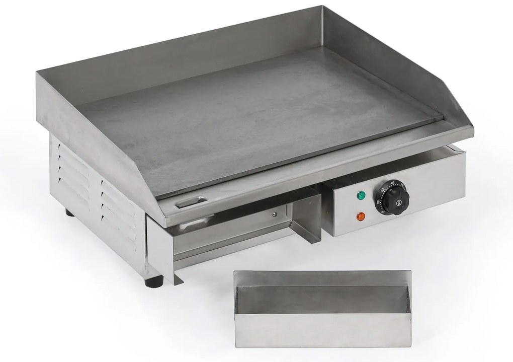 Profesionálna stolná elektrická grilovacia doska, 3000 W
