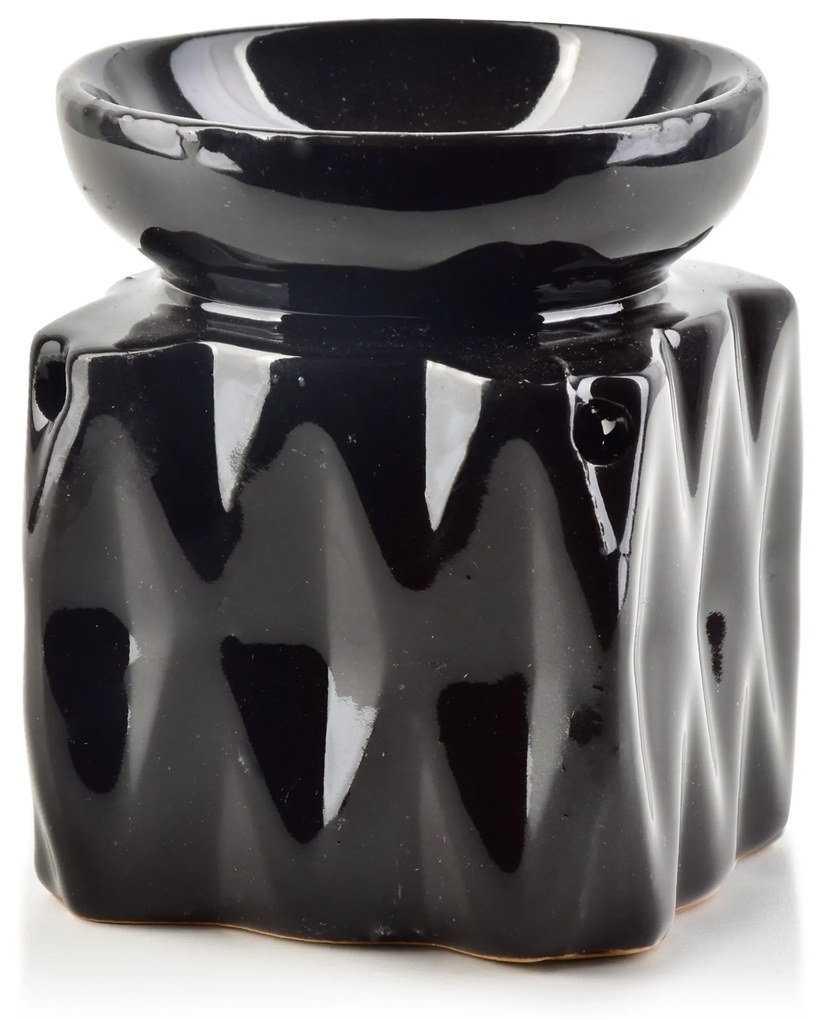 Keramická aroma lampa LALA 8 cm čierna