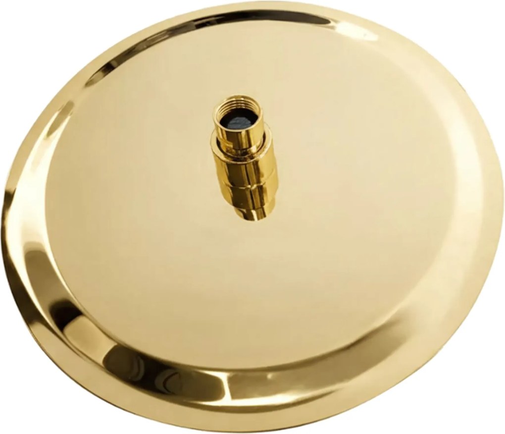 Rea Rea, okrúhla hlavová sprcha s priemerom 250 mm, zlatá lesklá, REA-P0506