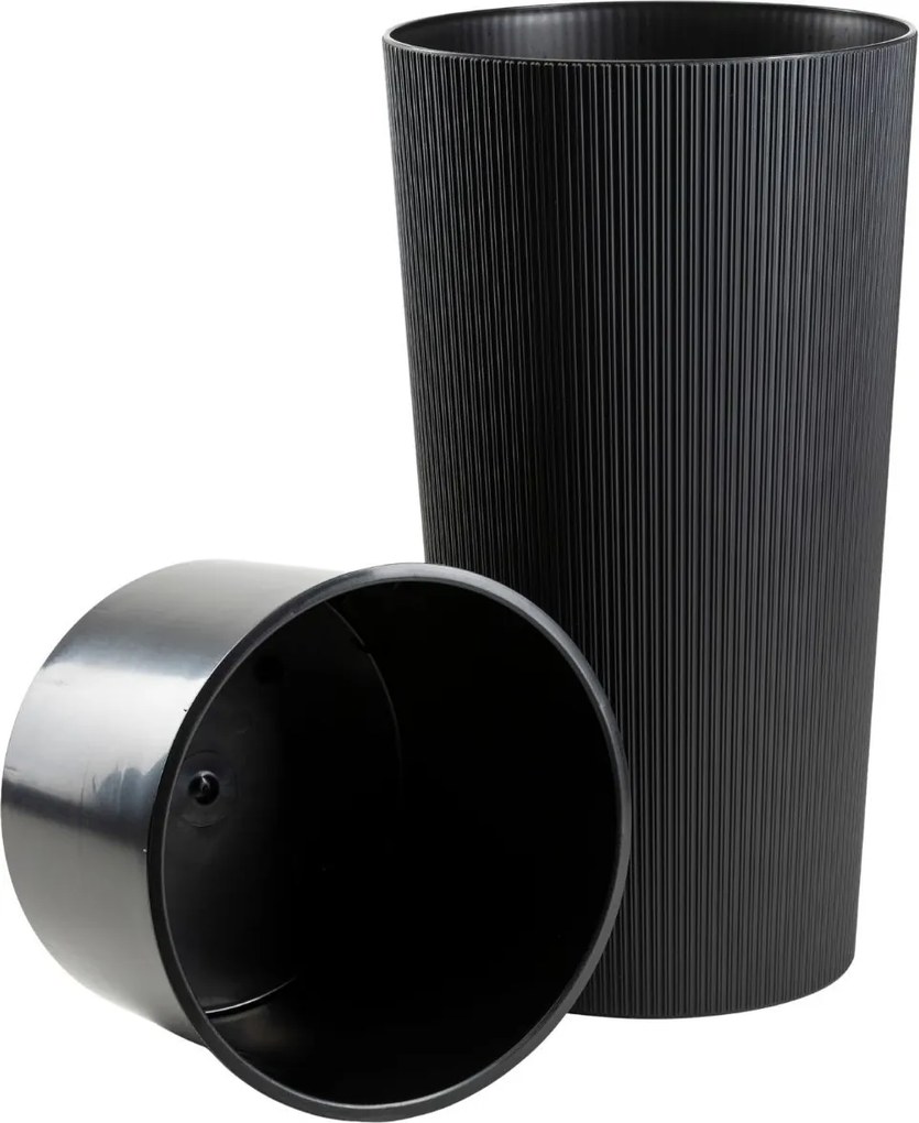 Plastový květináč URBANIKA ECO 75x40,9 cm černý