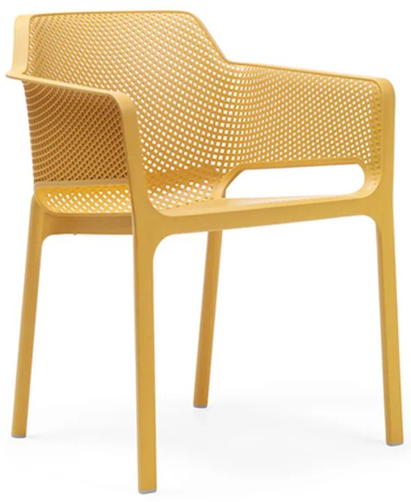 Stima Moderní plastové kreslo NET Vyberte odtieň ->: Antracite - Čierná