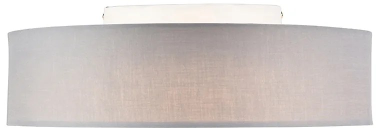 Stropné svietidlo sivé 40 cm vrátane LED - Drum LED