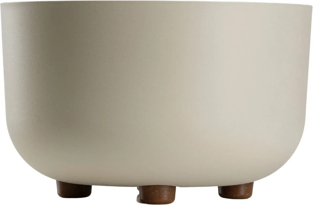 PLASTOVÝ KVETINÁČ TERRA 27X17 CM BÉŽOVÁ