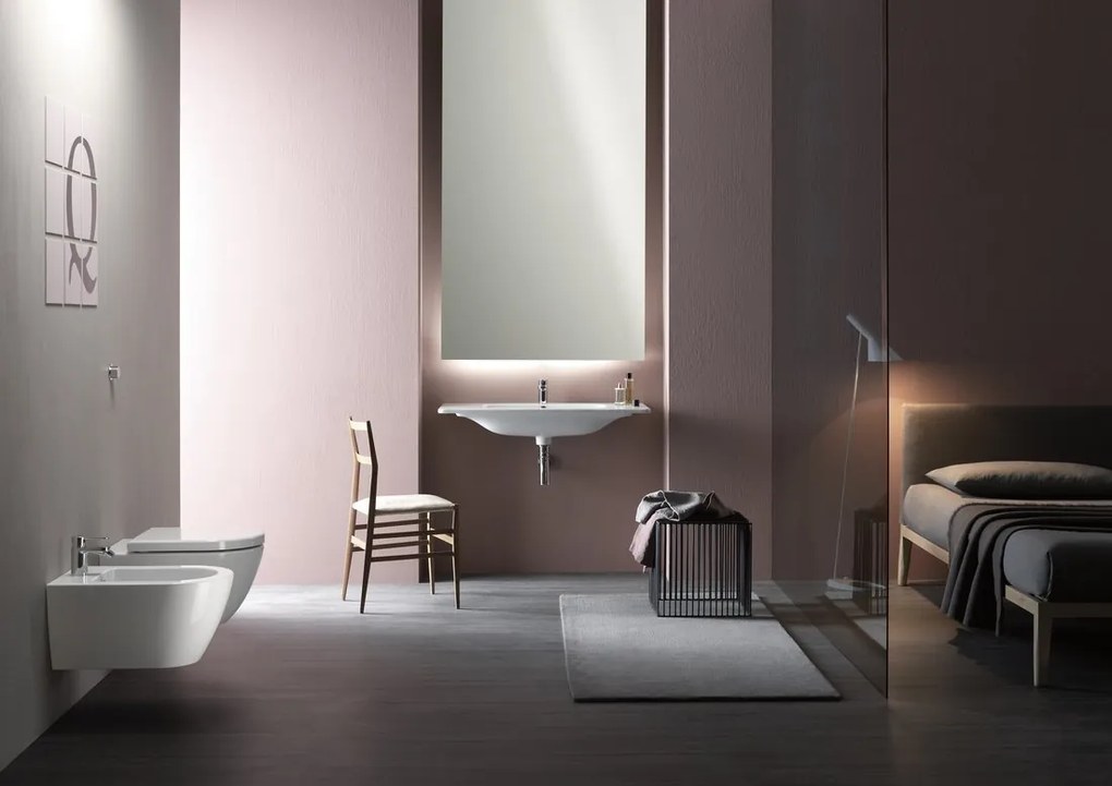 GSI GSI, PURA keramické umývadlo Slim 122x46cm, bez otvoru, biela ExtraGlaze, 8887011