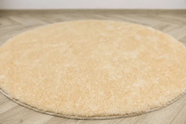 Kúpeľňový koberček Malmo béžový, kruh