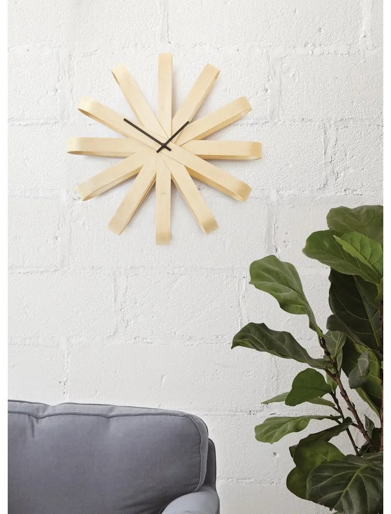 Nástenné hodiny ø 51 cm Ribbonwood – Umbra