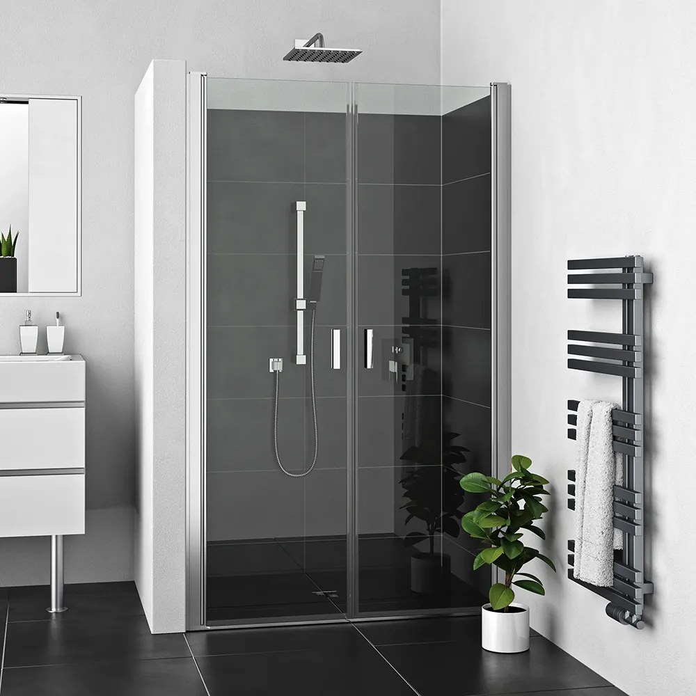 Roltechnik Outlet Dvojkrídlové sprchové dvere LZCN2 pre inštaláciu do niky - bez vaničky ROTH-Variant: šírka: 120 cm, orientácia: UNI - (LZCN2 - 230-…