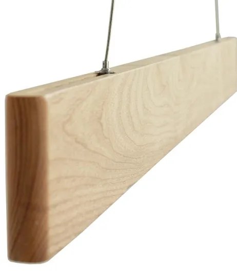 LED Luster na lanku LED/22W/230V 4000K 120 cm jaseň/masív