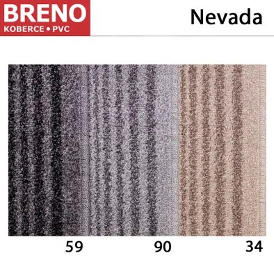Koberce Breno Behúň NEVADA 34, šíře role 80 cm, béžová, viacfarebná