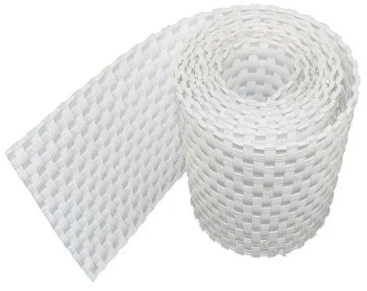 DECOREUM RATTANART Krycia páska na oplotenie 19/255 cm biela RD 07 88945