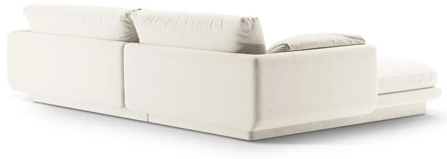 Biela rohová pohovka (pravý roh) Torino – Micadoni Home