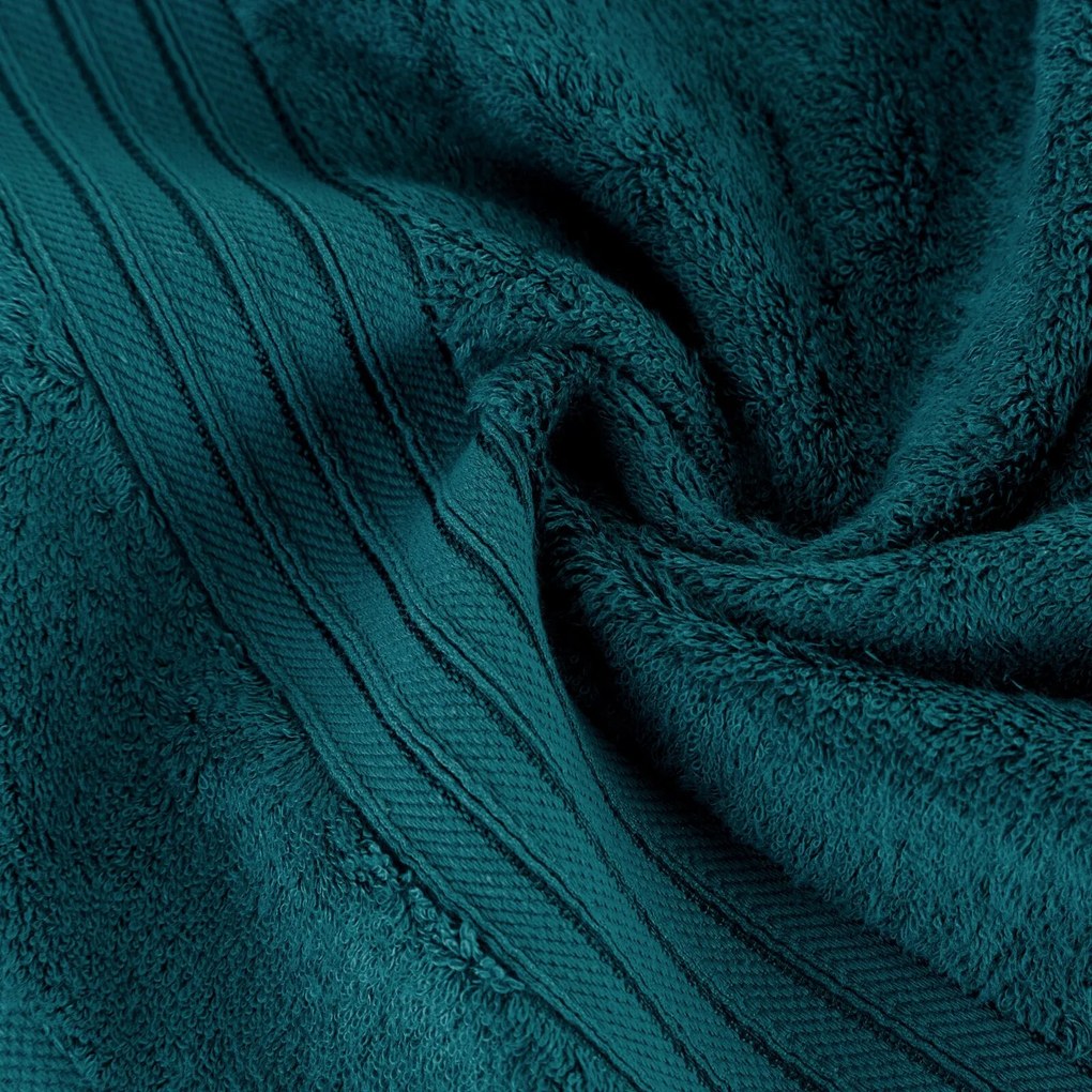 BAVLNENÝ UTERÁK AURA 70X140 CM TMAVOTYRKYSOVÁ