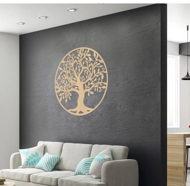 Obraz strom života do obývačky I Drevená nástenná dekorácia I SENTOP FB-HDF0206