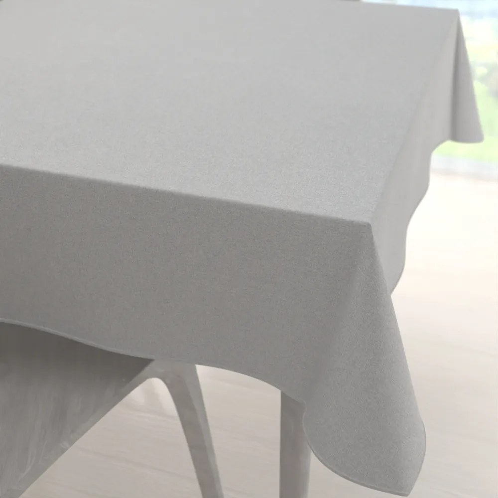 Biante Veľký dekoračný štvorcový obrus BKR-501 Svetlo sivý 250x250 cm