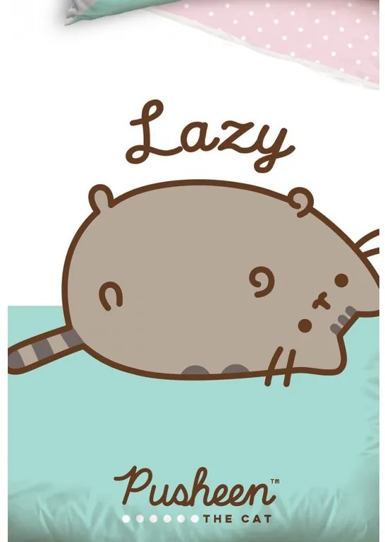 Detské obliečky Mačička Pusheen Lazy Cat 140x200/70x90 cm