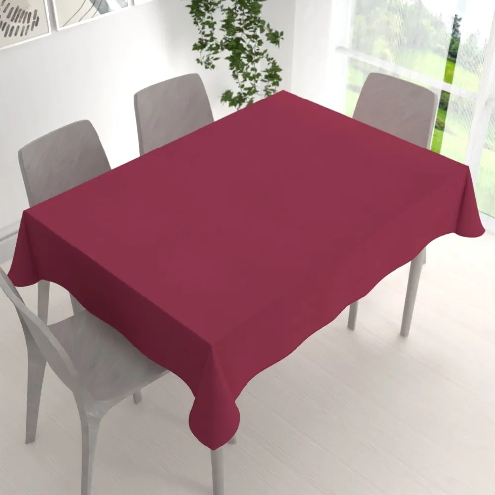 Biante Dekoračný obdĺžnikový obrus BKS-414 Malinovo červený 60x100 cm