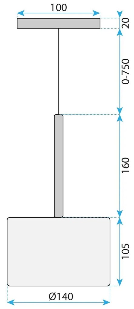 Toolight Toolight, stropné svietidlo 1xG4, APP1701-1CP GREY A, šedé sklo, OSW-04309