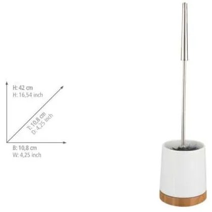 Biela keramická súprava doplnkov do kúpeľne Bamboo – Wenko