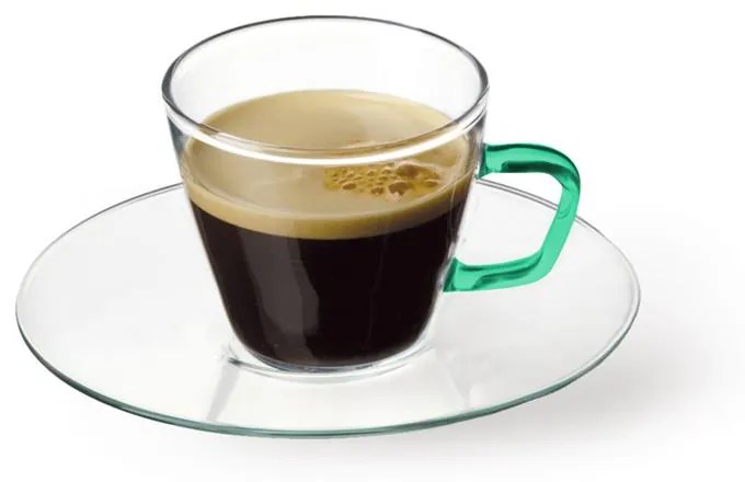 SIMAX PRESSO COLOUR POHÁR S PODŠÁLKOU 80ML SADA 4KS