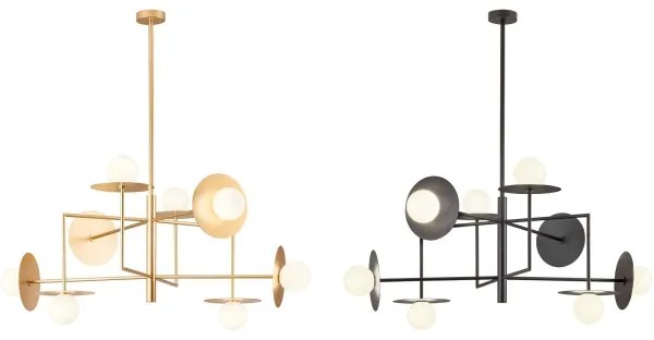 Redo UN1696_1 - Náhradné tienidlo k lustru, k lampe PLATO pr. 10 cm biela