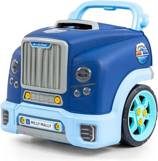 Auto s motorom N-gine modré