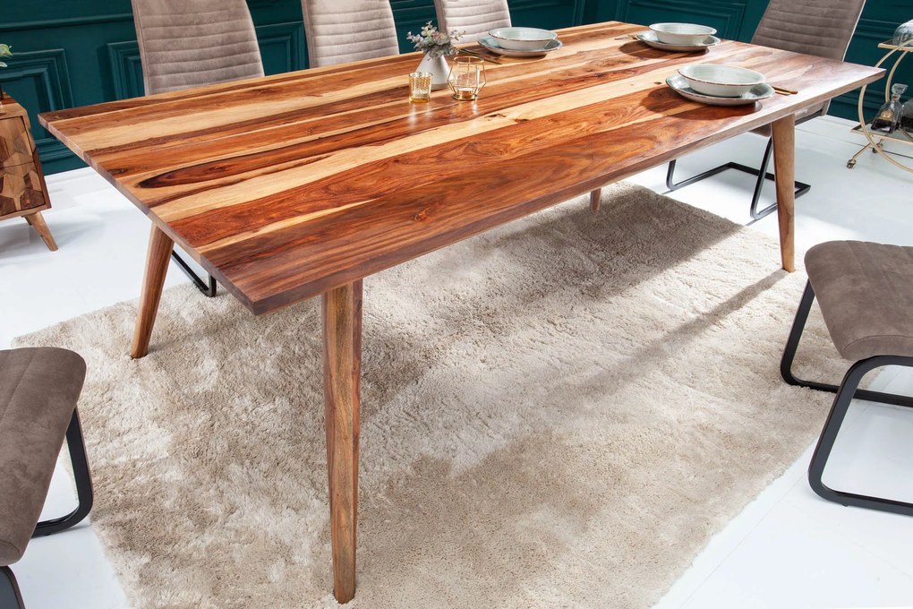 Bighome - Jedálenský stôl MOZAIKA 160 cm - prírodná
