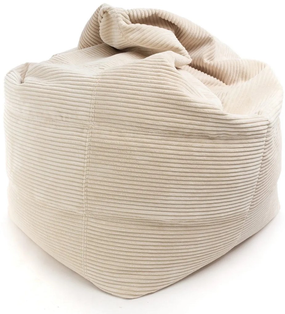 Sedací vak Sofi štruktúrovaný Farba: SZ03 - maslový